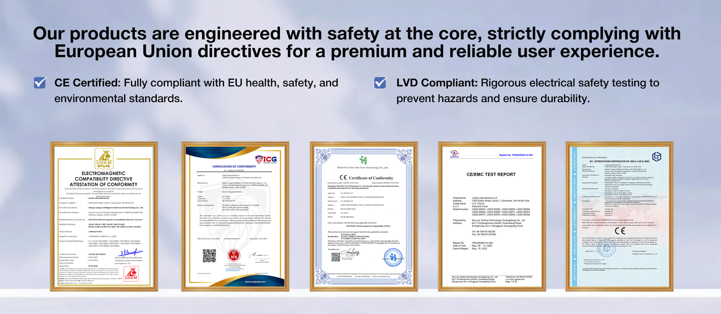 CE certification