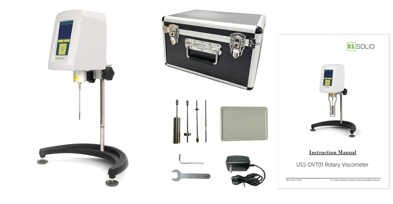 DV Series Digital Rotary Viscometer Packing List