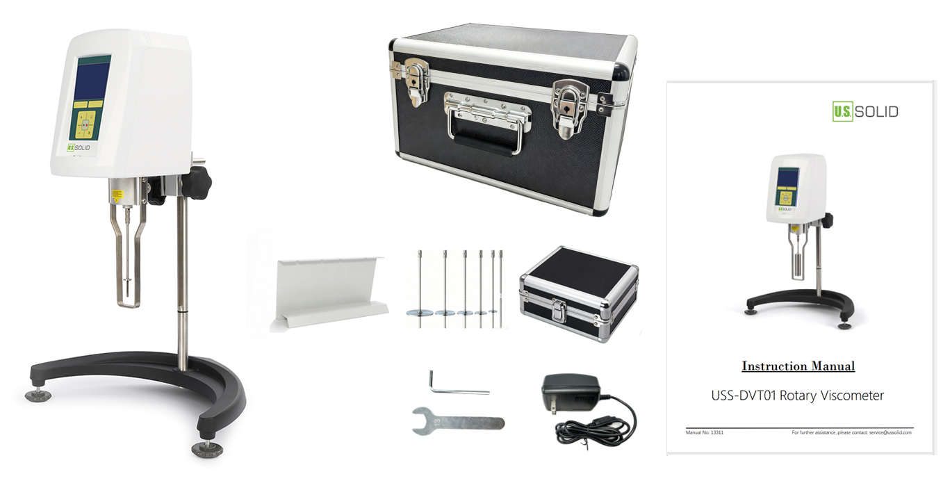 DV Series Digital Rotary Viscometer Packing List