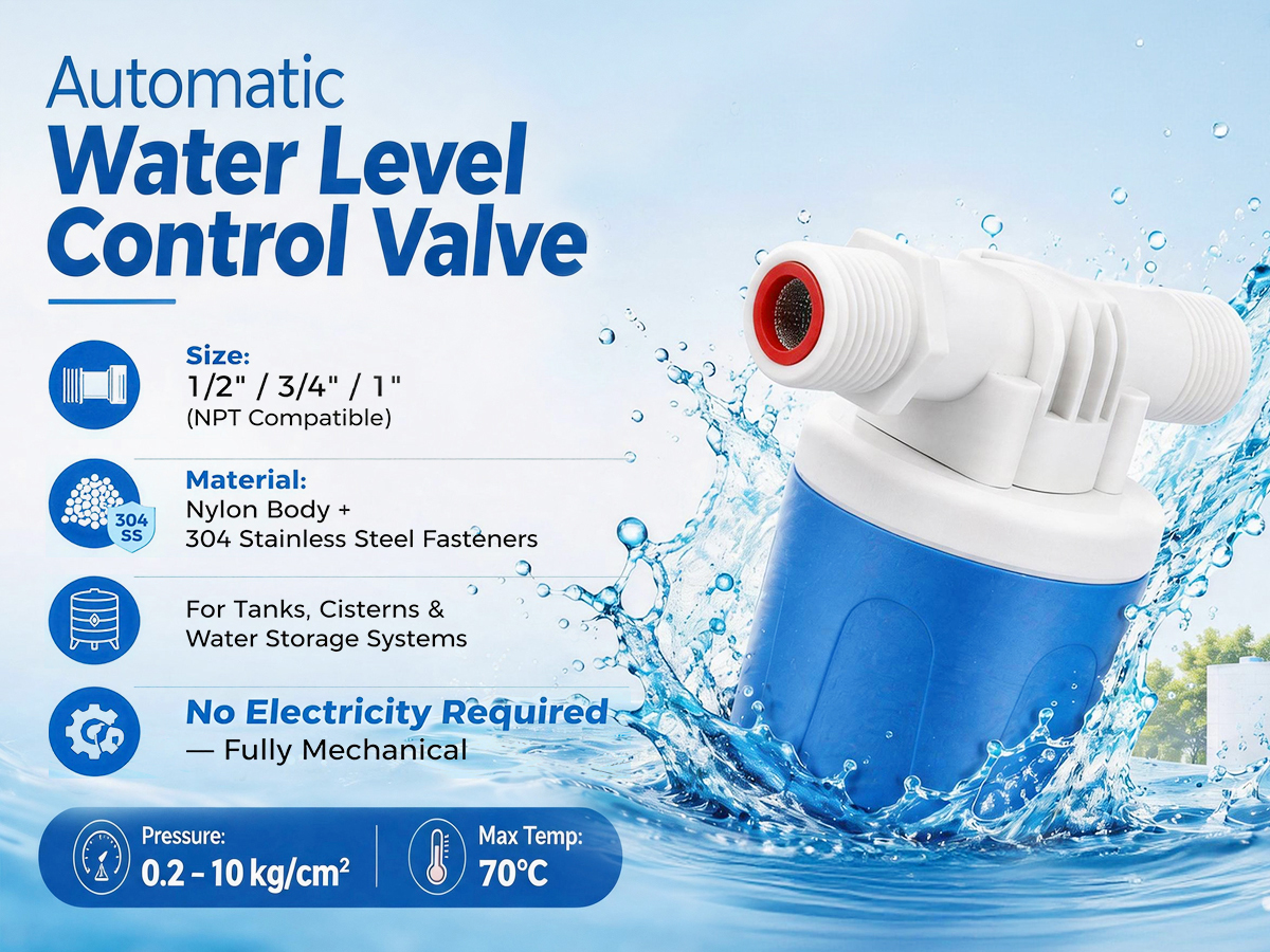 Automatic Water Level Control Valve