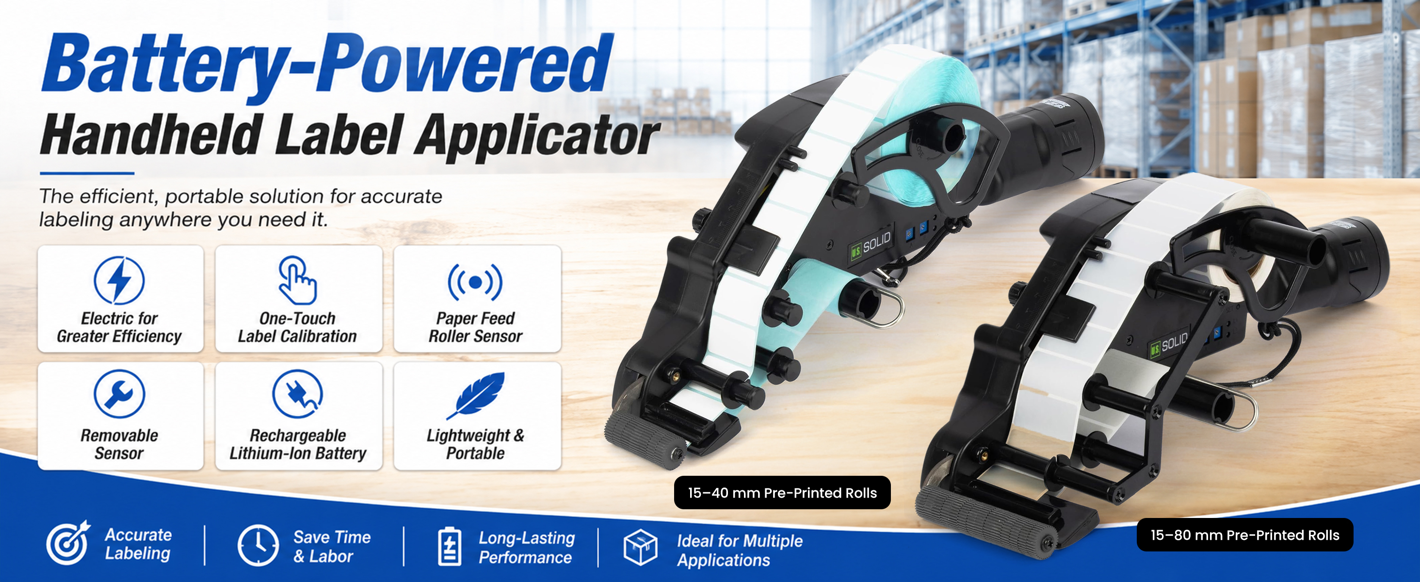 U.S. Solid Handheld Label Applicator