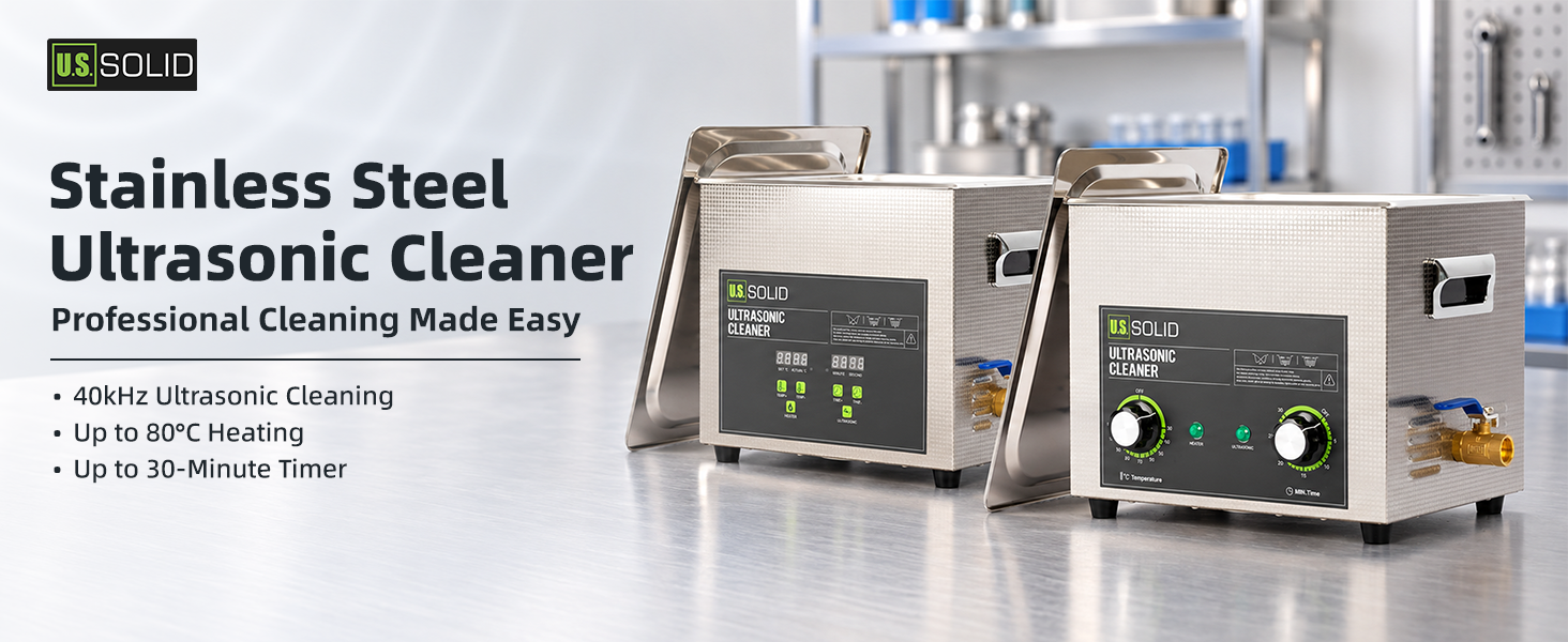 U.S. Solid Ultrasonic Cleaner