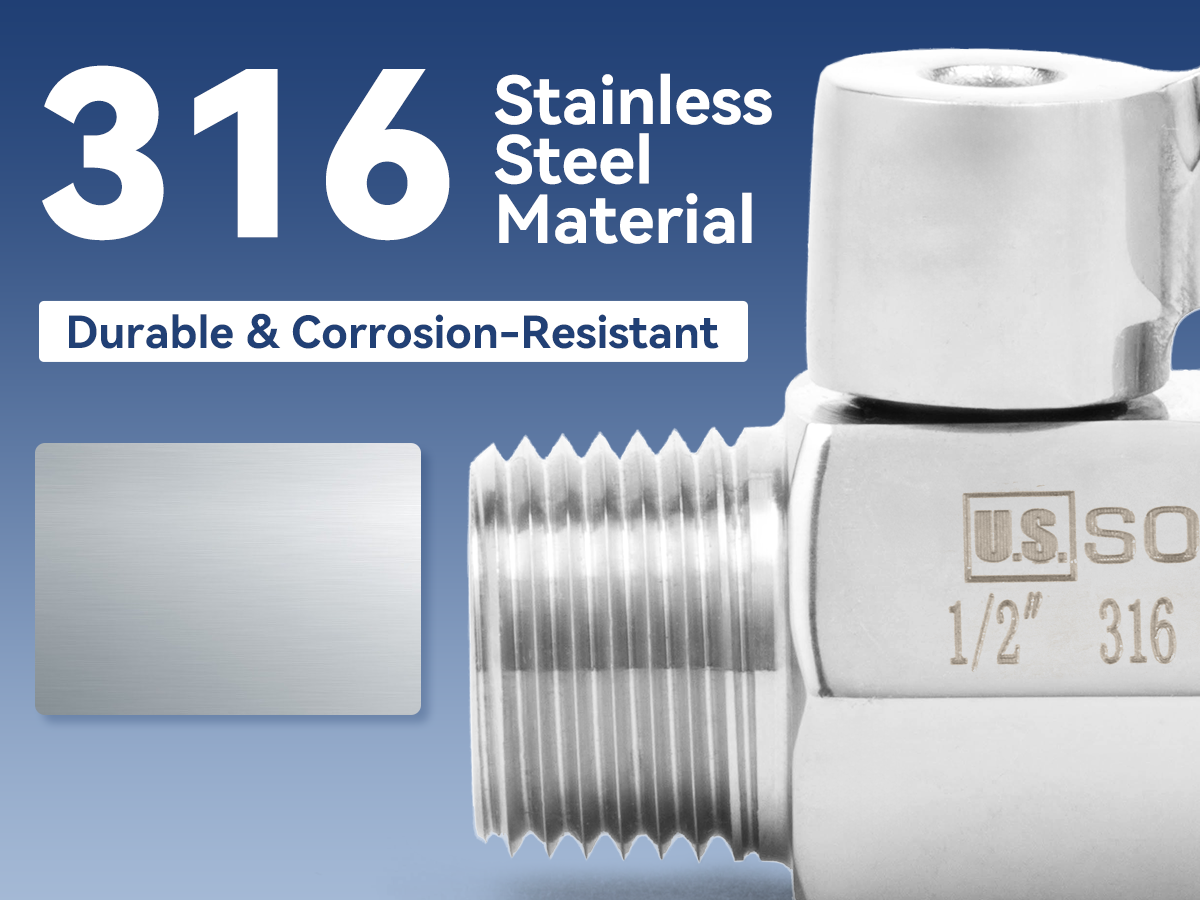 Durable 316 Stainless Steel Body
