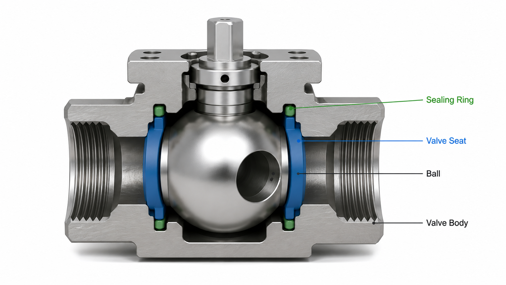 Valve seal material structure diagram